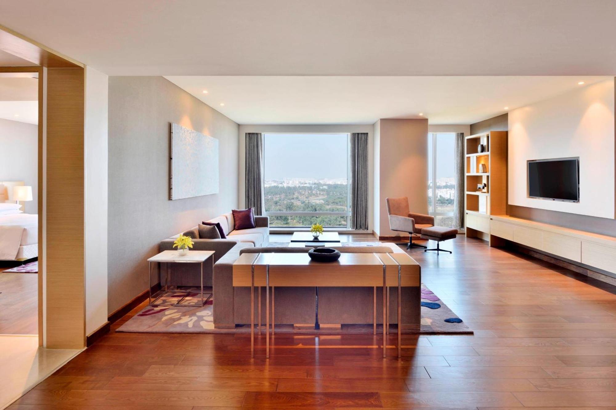 Marriott Executive Apartments Haiderabad Buitenkant foto