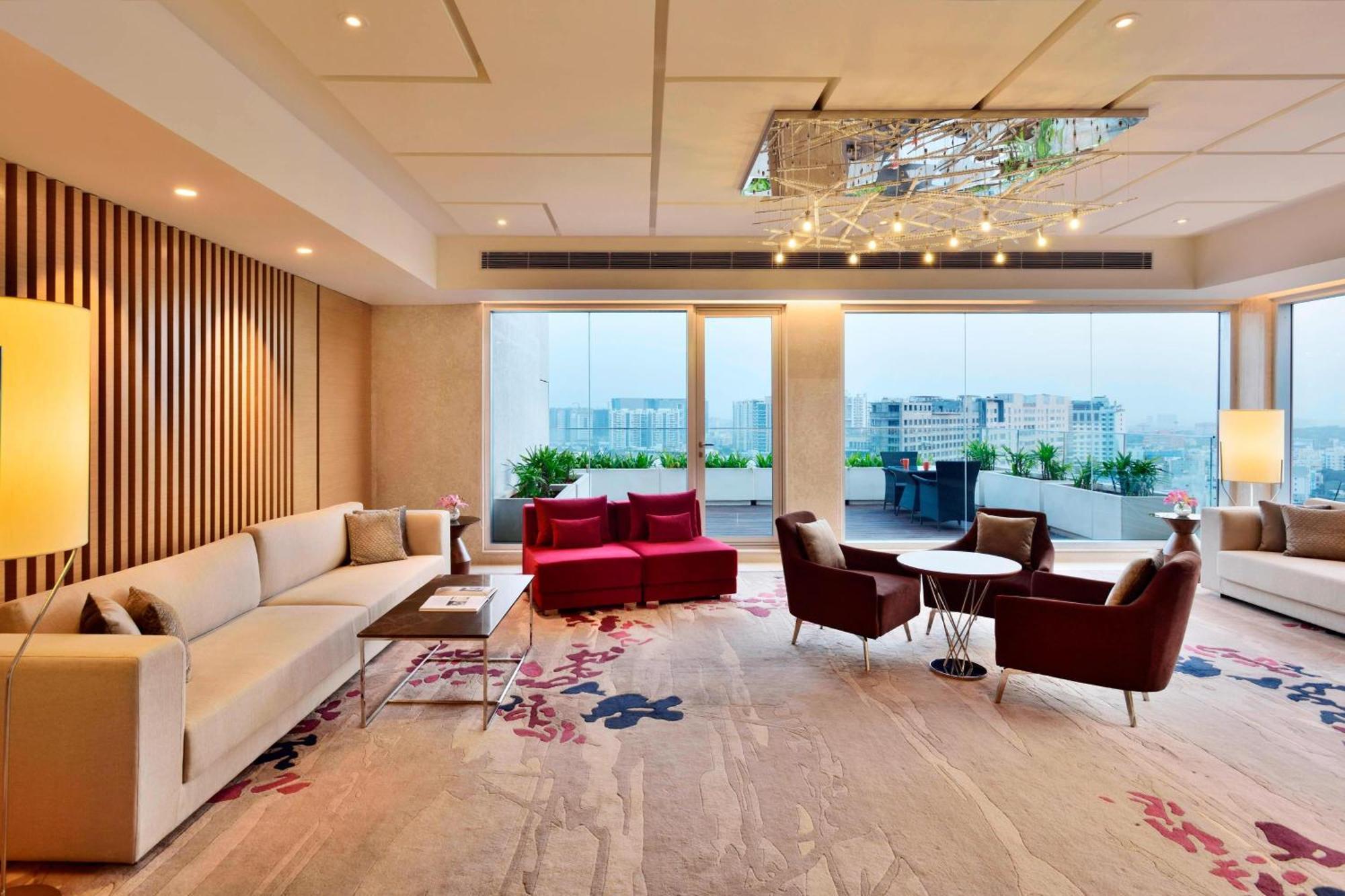 Marriott Executive Apartments Haiderabad Buitenkant foto