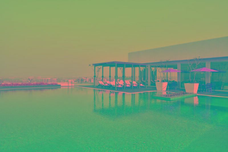 Marriott Executive Apartments Haiderabad Buitenkant foto
